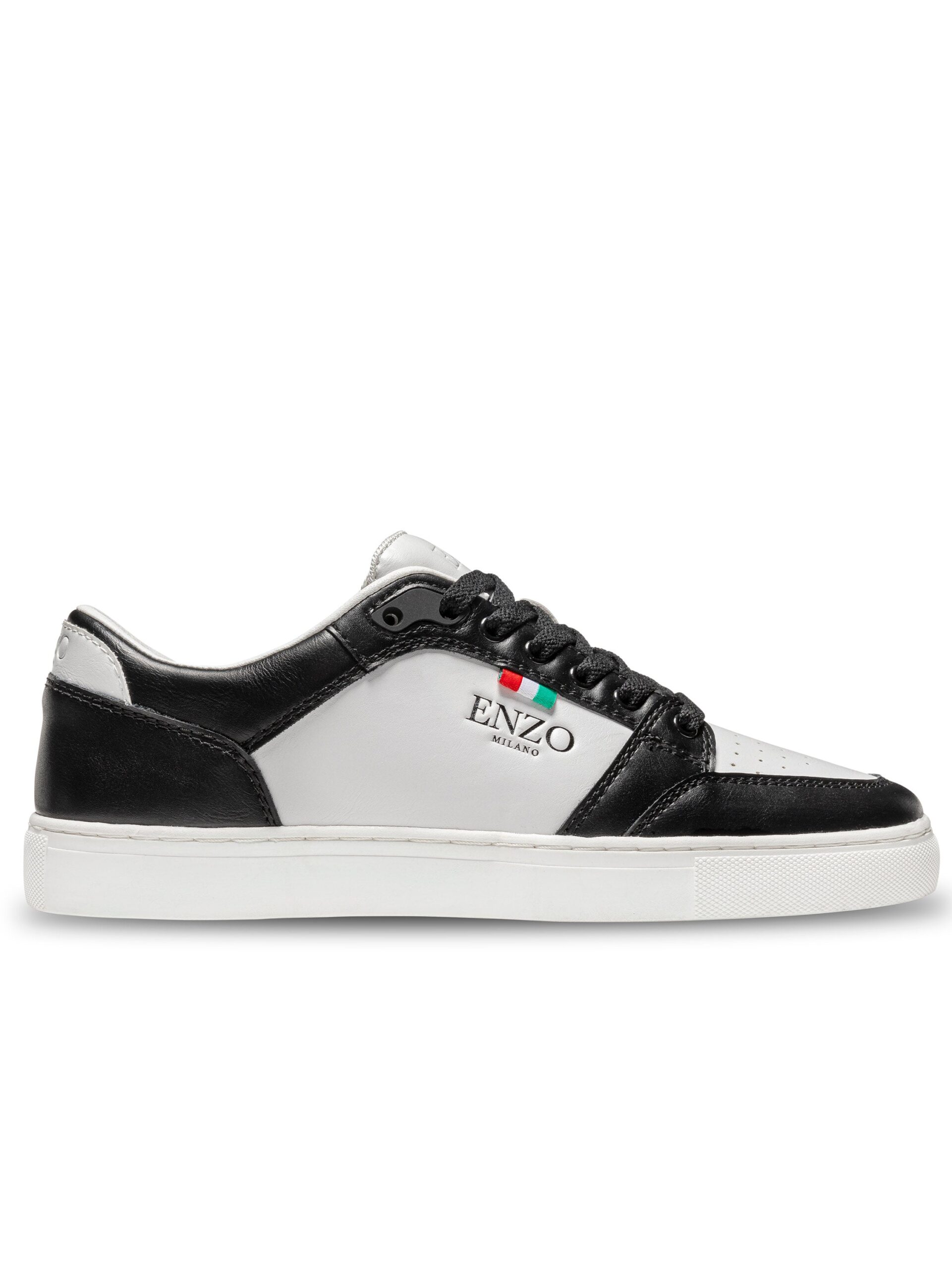 Enzo Milano | Mens Monza Low Top Trainers - Black / UK 6