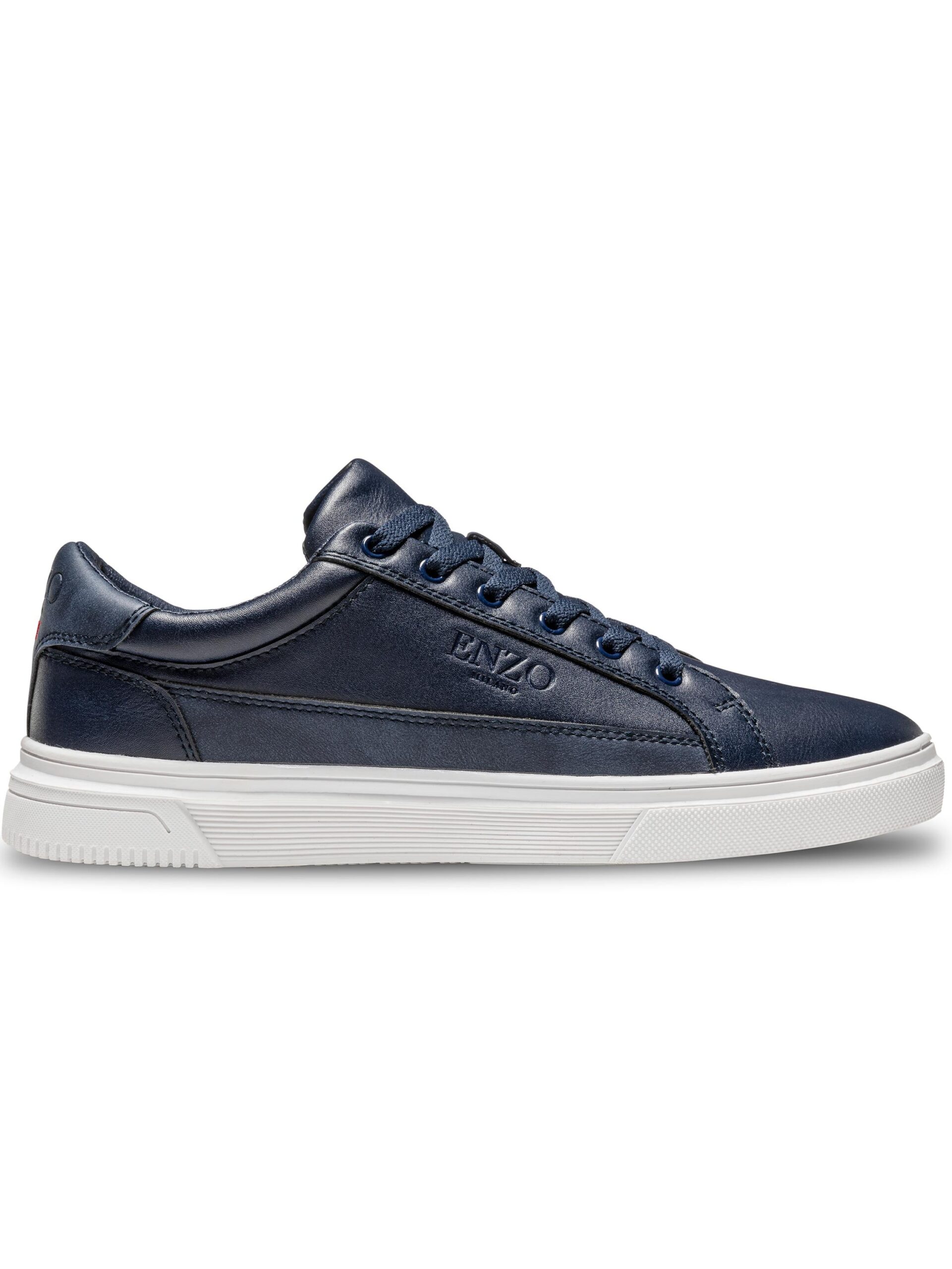 Enzo Milano | Mens Sienna Lace Up Trainers - Navy / UK 6